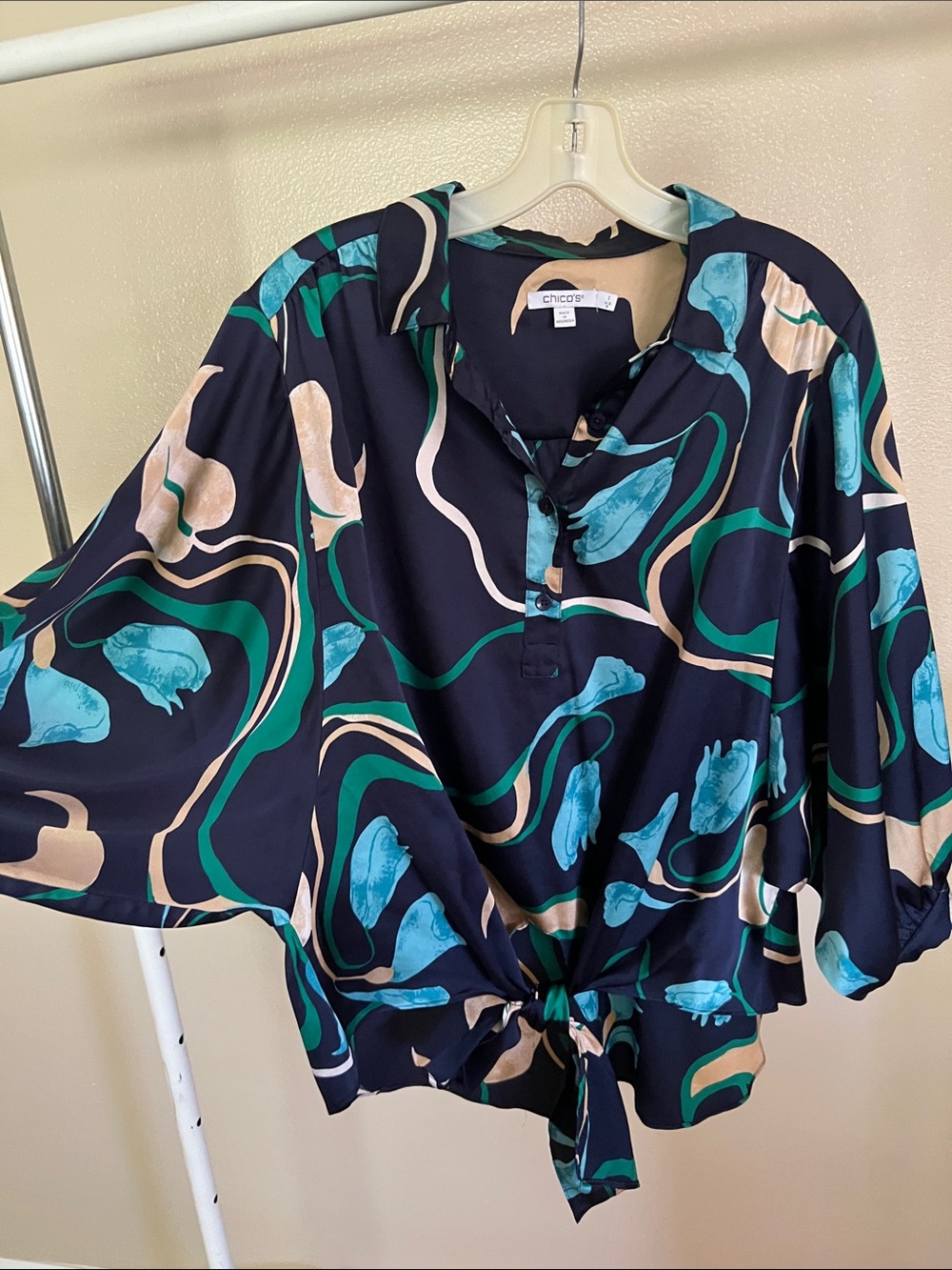 Chico’s silky shirt